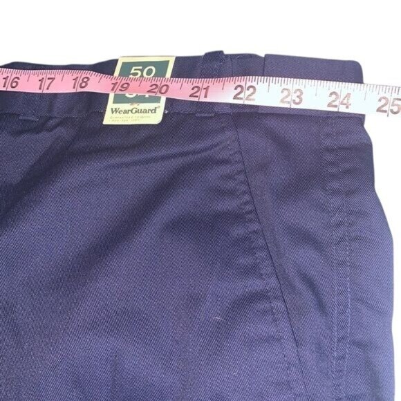 WearGuard Mens Navy Blue Work Pants Size 50x34 Cotton/Polyester Durable Construc - Picture 10 of 10